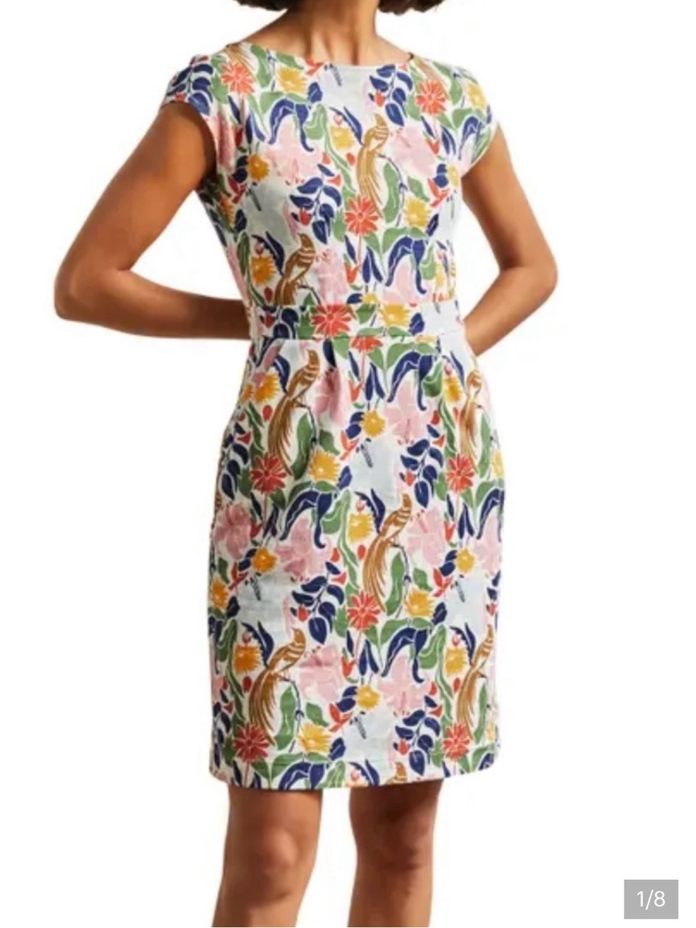 Boden Florrie Floral Jersey Dress